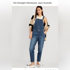 Old navy OG straight workwear jean overalls